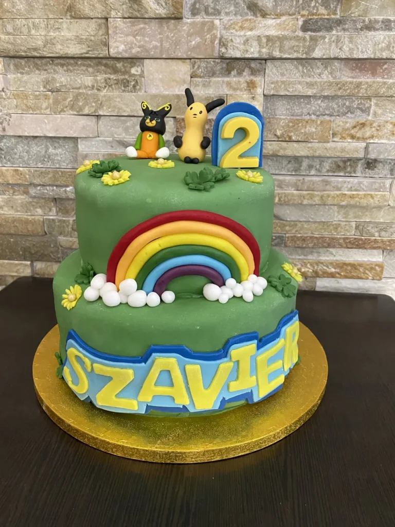 Elkészült torta