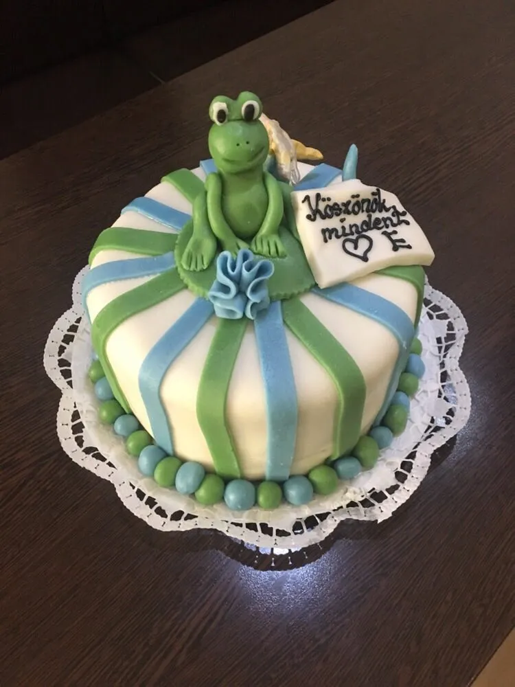 Elkészült torta